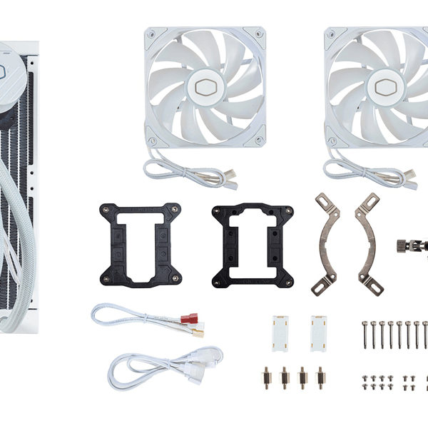 Cooler Master MasterLiquid 240L Core ARGB White 240mm CPU Liquid Cooler